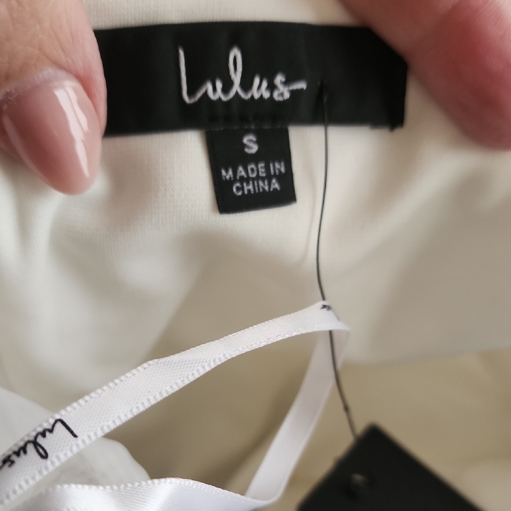 Jan - Lulu's Chic White Strapless Dress - Picture 5 of 5